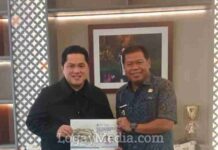 Bupati Majalengka Temui Menpora Erick Thohir, Bahas Rencana Pembangunan Sarana Olahraga