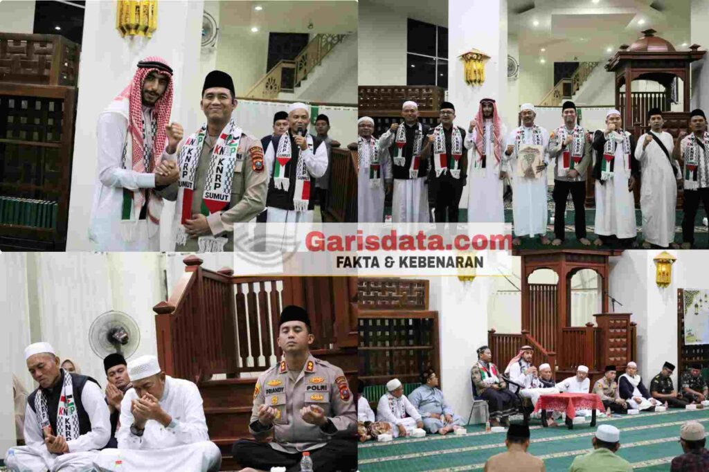 Khidmat dan Menggugah, Safari Ramadhan Ulama Palestina di Masjid Agung Nur Ala Nur Panyabungan