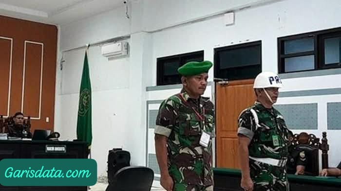 Kendalikan 40 Kg Sabu, Oknum TNI Divonis 20 Tahun Penjara dan Dipecat