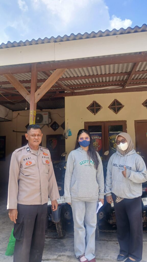 Mudik Aman, Nyaman, dan Lancar: Polsek Dente Teladas Amankan Titipan Kendaraan Warga