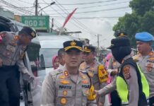 Kapolres Labuhan Batu Mengecek Pos Pelayanan Operasi Ketupat Toba