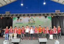 Tabuh Bambu dan Bedug Menggema di Berastagi, Ratusan Remaja Masjid Semarakkan Ramadan