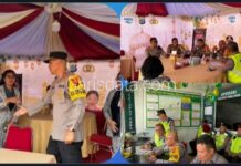 Pastikan Kelancaran Arus Mudik, Kapolres Tanah Karo Cek Pos Terpadu Tugu Juang