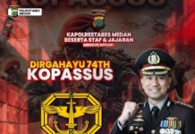 HUT KE-74 KOPASSUS: KAPOLRESTABES MEDAN TEGASKAN PENTINGNYA SINERGITAS TNI-POLRI UNTUK KEDAULATAN NEGERI