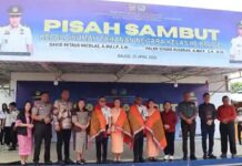 Kapolres Toba Hadiri Pisah Sambut Karutan Balige