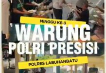 Antusias Masyarakat Bertambah Di Minggu Ketiga Warung Polri Presisi Polres Labuhan Batu