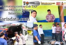 Polres Pematangsiantar Cek TKP Temuan Mayat di Simpang Sidamanik