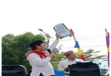 DPP Komisi Pembela Hukum Dan HAM Provinsi Lampung Bersama Masyarakat Mengadakan Aksi Didepan Pengadilan Negeri Menggala Tulang Bawang