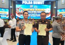 Kajari Mandailing Natal Hadiri Penandatanganan Komitmen Bersama Polda Sumut dan Kejati Sumut, Perkuat Penegakan Hukum Profesional dan Berintegritas
