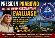 PWO Dwipa Kepri Minta Presiden Prabowo Turun ke Batam, Evaluasi Hambatan Distribusi Bahan Pokok ke Pulau