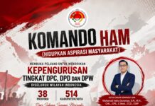 KOMANDO HAM BIDIK 38 PROVINSI, BUKA PINTU KEPEMIMPINAN DAERAH DI SELURUH INDONESIA